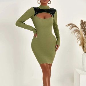 🎁 Holiday Clearance! Cut Out Sweater Dress